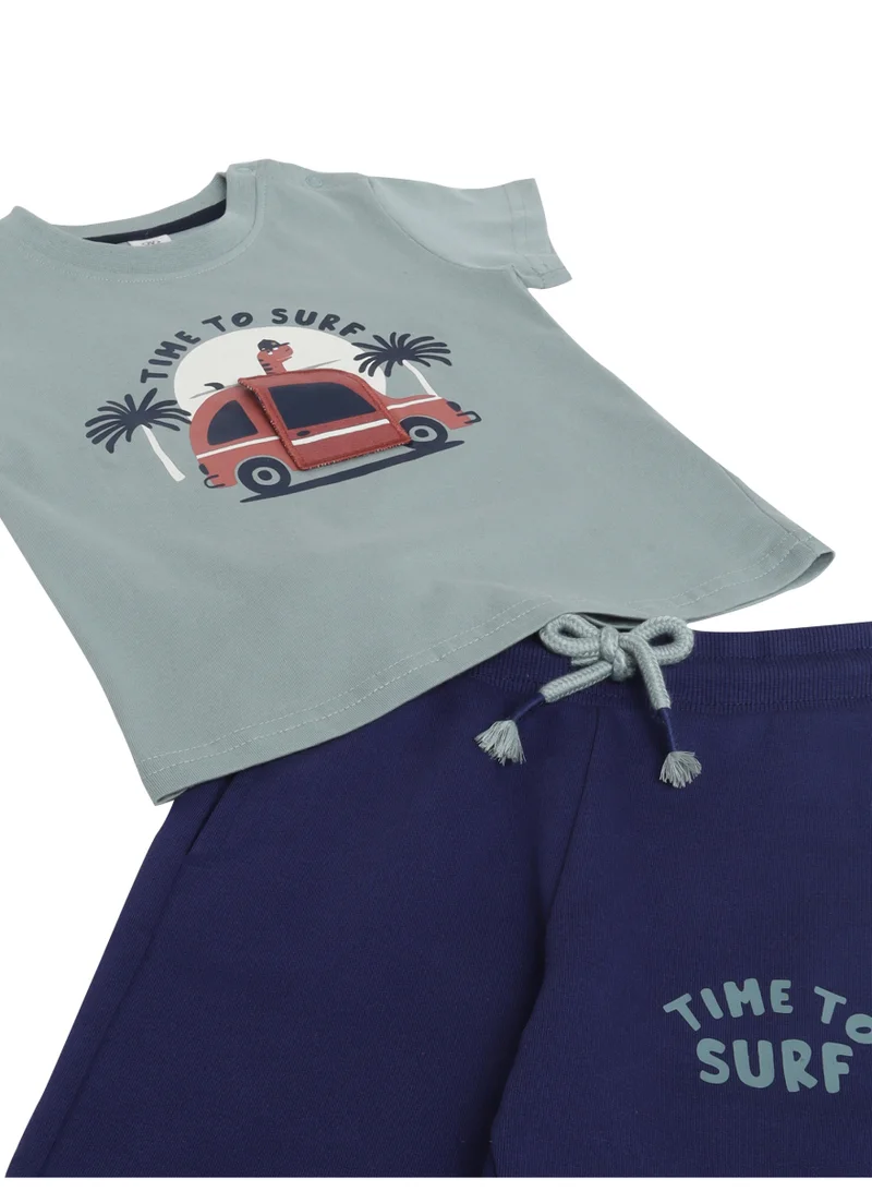 Victor And Jane  Infant Boys’ 2-Piece Set – Time to surf for Men | Best Price UAE